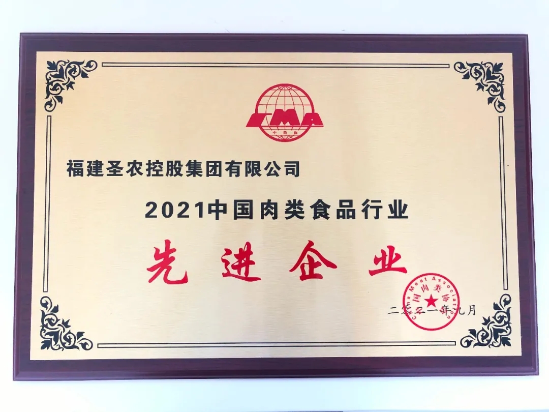 2021（MG冰球突破试玩集团）中国肉类食物行业先进企业
